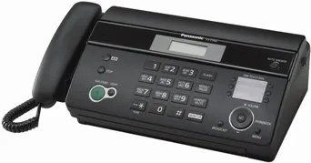 Проводной факс Panasonic KX-FT984UA-B, чёрный (термобумага)