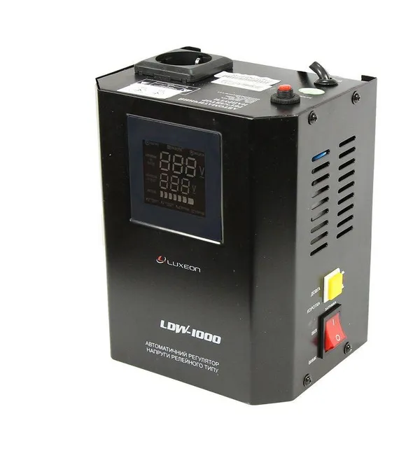 Стабилизатор напряжения 600 Вт Luxeon LDW-1000 черный