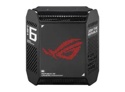 Система WiFi-Mesh ASUS ROG Rapture GT6 AX10000, 3xGE LAN, 1x2.5GE WAN, 1xUSB 3.2, 1мод, чорний фото