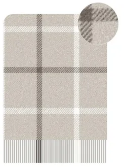 Плед ARDESTO Leonardo Alpina, 140x200 см, 100% шерсть, бежевый фото