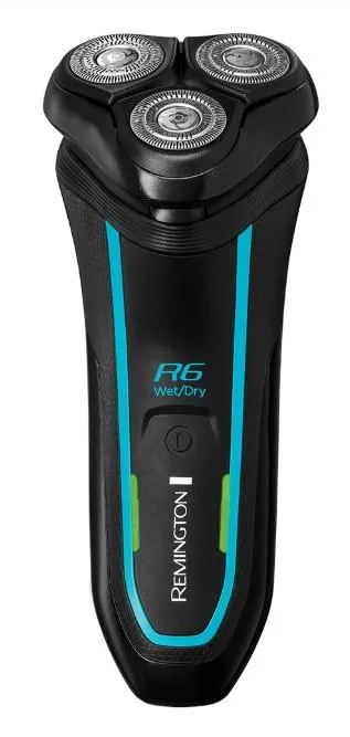 Бритва електр. Remington Style Aqua роторная,  бритв.головок-3, Ni-Mh, сух.+влажн., водонепрон., дорожн., чехол, черно-синий