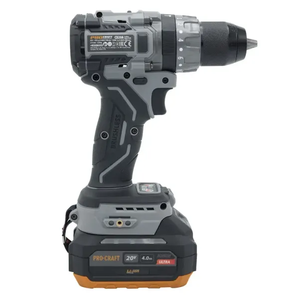 Бесщеточнный аккумуляторный шуруповерт Procraft Industrial CD20A в кейсе (1 акб) Kick back control отзывы