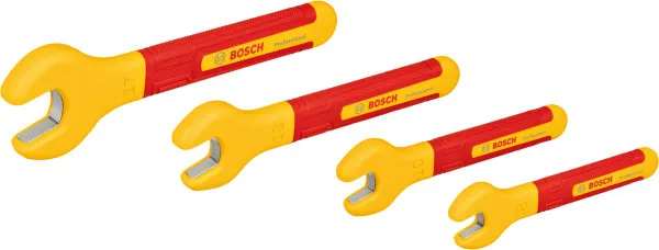 Ключи гаечные Bosch Professional, набор 4 шт, VDE