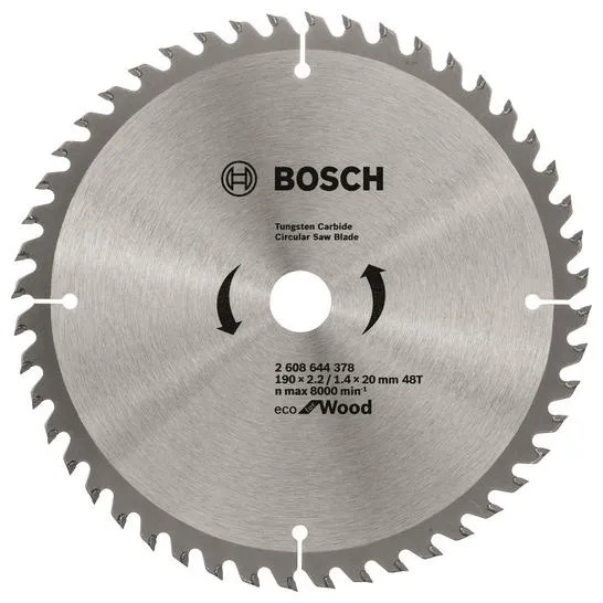 Пильный диск Bosch Eco for Wood 190x2.2x20-48T