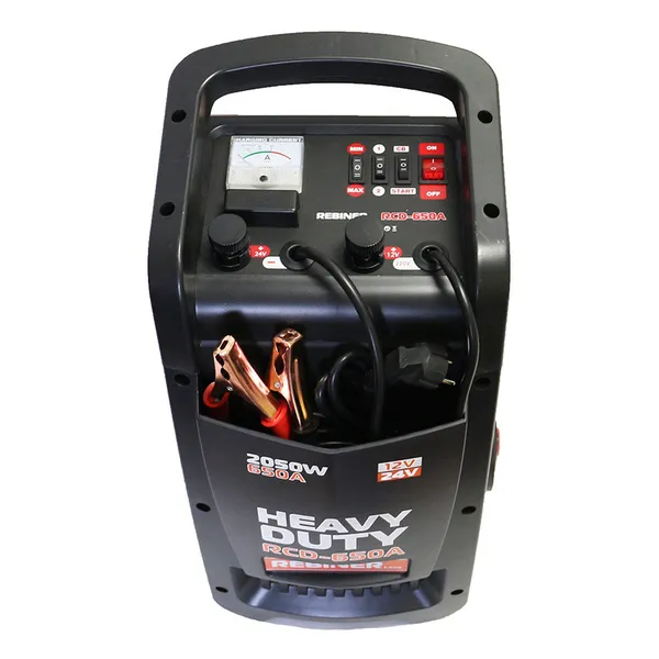 Пуско-зарядное устройство 12/24 В, 400 А/ч Rebiner RCD-650A купить в Украине
