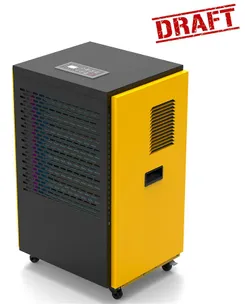 Осушитель воздуха промышленный 2E Air Master 150Pro 150л/сутки 400м кв 950м куб/ч 1500Вт LCD дисплей эл.управление таймер IP22 фото