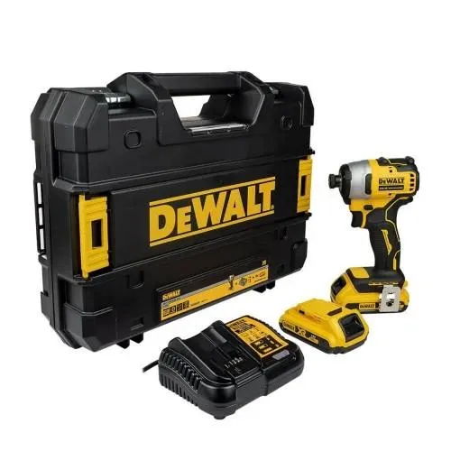 Шуруповерт ударный аккумуляторный DeWalt 18V XR Li-Ion бесщеточный 190Нм 2800об/мин кейс 0.96кг