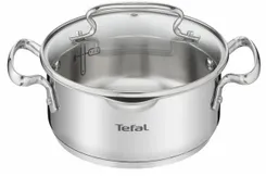 Каструля Tefal DUETTO+, 2л, з кришкою, нержавюча сталь, скло фото