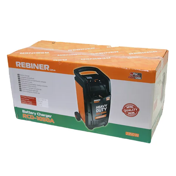 Пуско-зарядное устройство 12/24 В, 850 А/ч Rebiner RCD-1050A отзывы