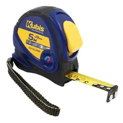 Рулетка измерительная 5м×19мм с магнитным наконечником металлическое полотно Kubis 05-01-2519 фото