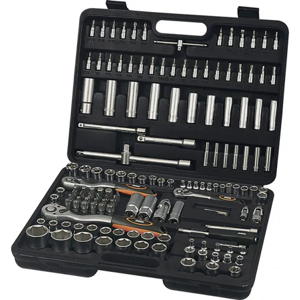 Набір інструментів 153 од. (1/2", 1/4", 3/8") MIOL 58-050 для авто