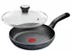 Сковорода с крышкой Tefal So' Light, 28см, алюминий, бакелит, стекло, черный