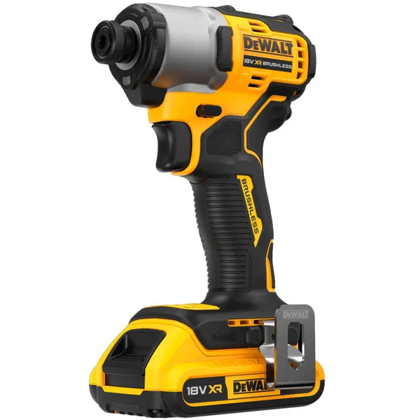 Шуруповерт ударный аккумуляторный DeWalt 18В XR Li-Ion бесщеточный 192Нм 3200об/мин 4200уд/мин 0.88кг без АКБ и ЗП цена в Украине