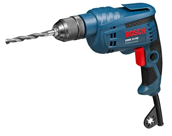 Дриль Bosch GBM 10 RE 600Вт ШЗП 1-10мм 2600об·хв 1.7кг