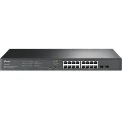 Коммутатор TP-LINK SG2218P 16x1GE (16xPoE), 2xSFP, 150W, WebSmart фото