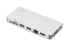 Хаб DIGITUS USB-C > HDMI/VGA/2xUSB-A/USB-C/SD/MicroSD/RJ54 фото