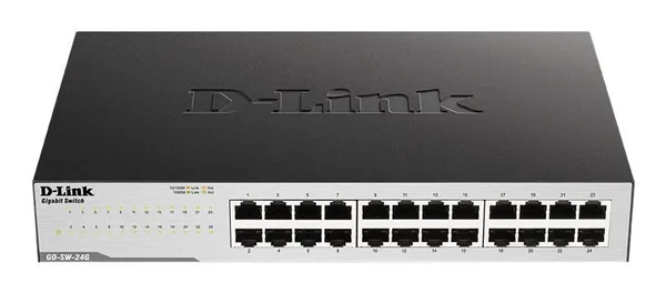 Коммутатор D-Link GO-SW-24G 24xGE, Неуправляемый