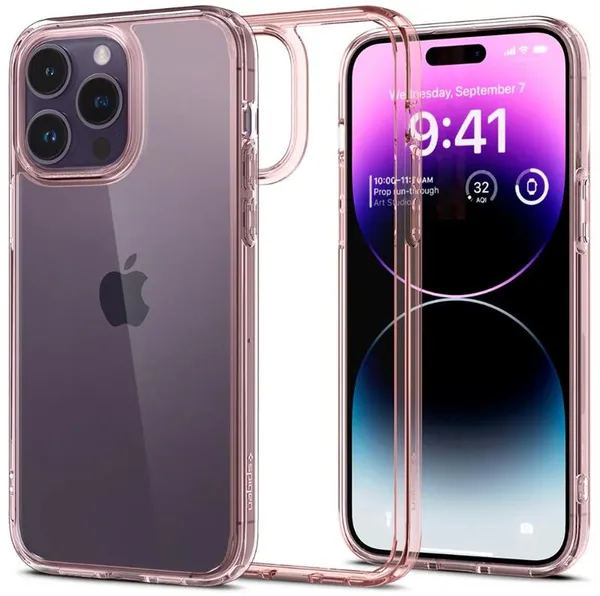 Чехол Spigen для iPhone 14 Pro Max, Ultra Hybrid, Rose Crystal