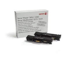 Тонер картридж Xerox PH3052/3260/WC3215/3225 Black (2*3000 стр) Двойная упаковка фото