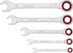 Ключі комбіновані Bosch, набір 5шт, 8,10,13,17,19мм фото