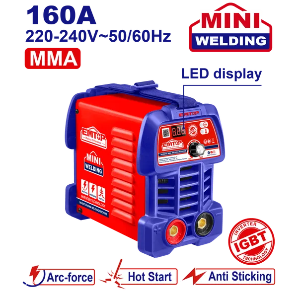 Зварювальний інвентор EMTOP EWDEM1641 ціна в Україні