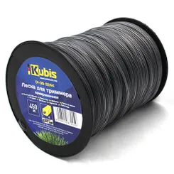 Леска для триммера 2.4 мм 450 м армированная квадрат бухта Kubis 01-08-3244 фото
