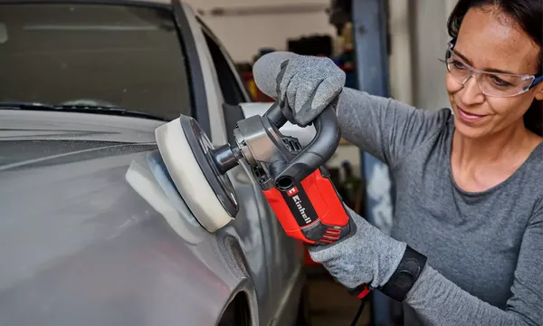 Заказать Полировальная машина Einhell CC-PO 1100/150 CE, 1100 Вт, 150 мм, 500-3500 об/мин, поддержка оборотов, 2.11 кг с доставкой