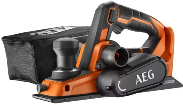 Рубанок BHO18BL-0 AEG, 18В,14300об/хв, 2мм, 82мм, 3,32кг