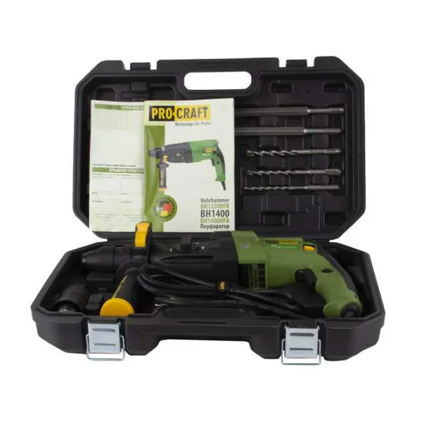 Перфоратор прямой Procraft BH1400 DFR с доставкой