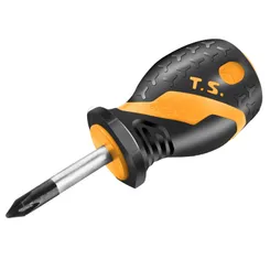Отвертка Tolsen Эрго крестовая, PH2х38мм, сталь CrV фото