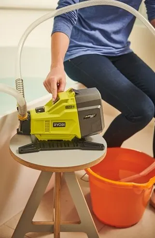 Насос для води акумуляторний Ryobi ONE+ R18TP-0 18В 1500л/год висота перекачування 14м захист сухого ходу 1.4кг (без АКБ та ЗП) відгуки