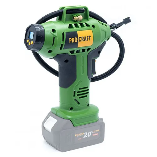 Безпровідний акумуляторний компресор 11 атм, автостоп Procraft LK20 (без АКБ та ЗП) R13, R14, R15, R16, R17