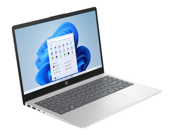 Ноутбук HP 14-ep1020ua 14" FHD IPS AG, Intel 3-100U, 16GB, F512GB, UMA, DOS, сріблястий