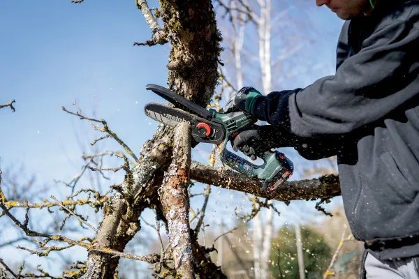 Пила цепная аккумуляторная Metabo MS 18 LTX 15 18В 1х2А·ч шина 15см 5м/сек 2кг заказать