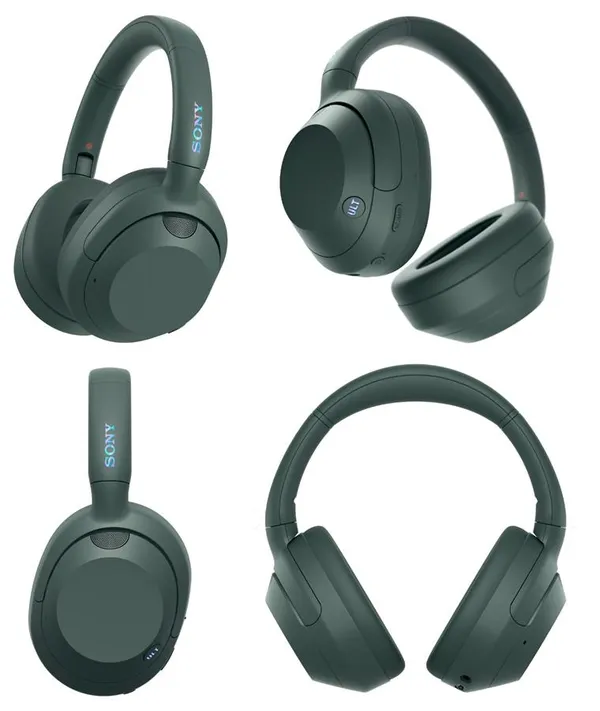 Навушники Over-ear Sony ULT WEAR BT 5.2, ANC, AAC, LDAC, Wireless, Mic, Зелений