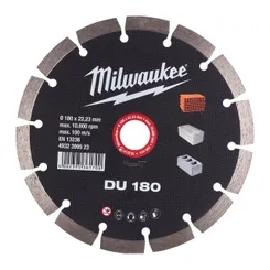 Диск алмазний MILWAUKEE DU 180, O180мм фото