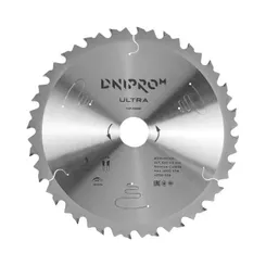 Пильный диск Dnipro-M ULTRA 216 мм 30 25.4 65Mn 24T (по дереву) фото