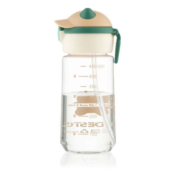 Купити Пляшка для води Ardesto Bear 550мл, пластик, зелений зі знижкою