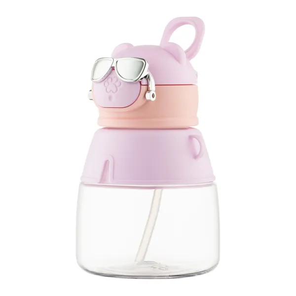 Пляшка для води Ardesto Space 550мл, пластик, рожевий ціна в Україні