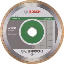 Диск алмазний Bosch Standard for Ceramic, 200х25.4мм фото