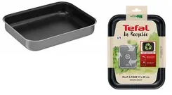 Форма для запекания Tefal La Recyclee, прямоугольная, 19x25см, алюминий, черный фото