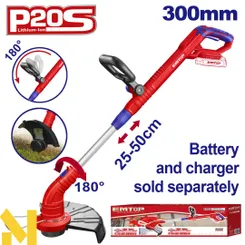 Тример акумуляторний EMTOP ELGT20018 (без АКБ та ЗП) фото