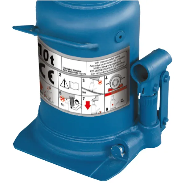 Домкрат гідравл. бутил. 10т (210-520мм) двохштоковий купить в Украине