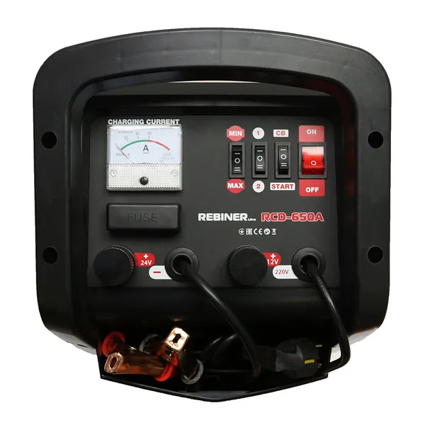 Купить Пуско-зарядное устройство 12/24 В, 400 А/ч Rebiner RCD-650A