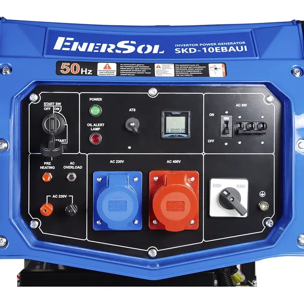 Купить Генератор дизельный инверторный EnerSol SKD-10EBAUI 230/400В 9.5/10кВт электростартер 138кг