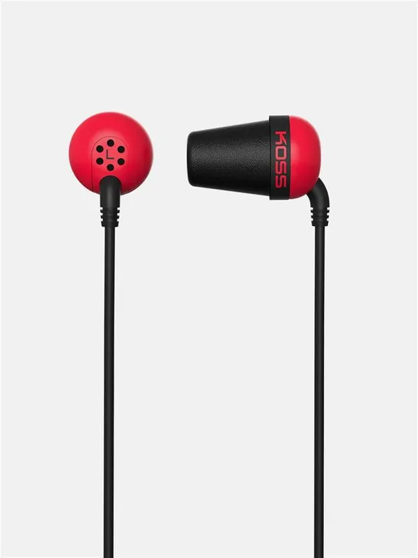 Навушники In-Ear Koss  The Plug Noise Isolating, 3.5 mini-jack, Червоний