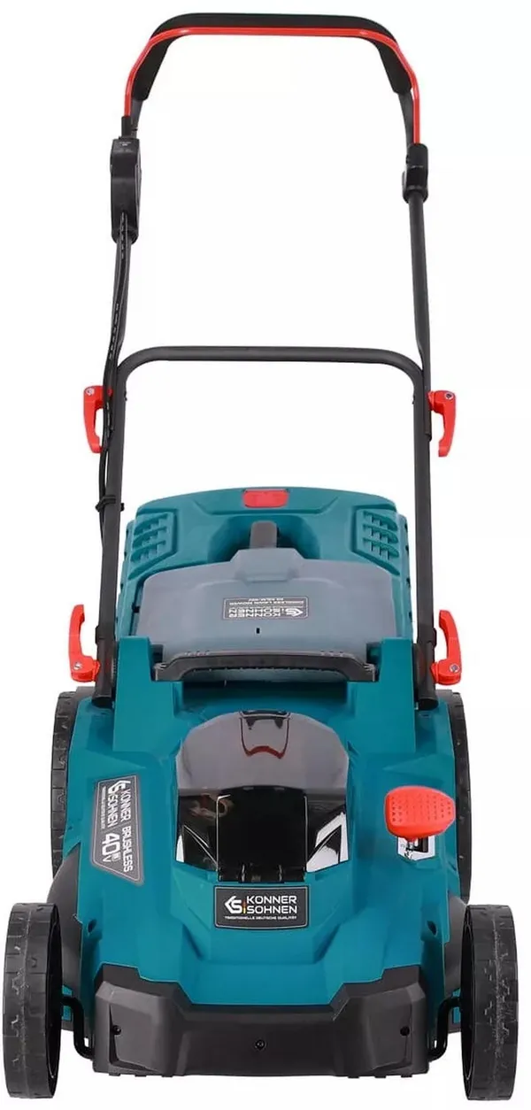 Купити Газонокосарка акумуляторна Konner&Sohnen KS 43LM-40V 40В(20+20) акб 2?4А·год 43см 50л 25-75мм 15.5кг зі знижкою