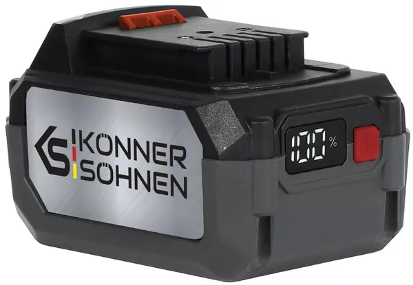 Газонокосарка акумуляторна Konner&Sohnen KS 43LM-40V 40В(20+20) акб 2?4А·год 43см 50л 25-75мм 15.5кг купити онлайн