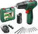 Шурупокрут-дриль акумуляторний Bosch EasyDrill 1200 12В 2х1.5А·год 30Нм 0-400·1500об·хв 0.94кг набір свердл і біт кейс