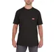 Футболка MILWAUKEE WTSSBL-XXL, з карманом та коротким рукавом, чорна, (розмір XXL) цена в Украине